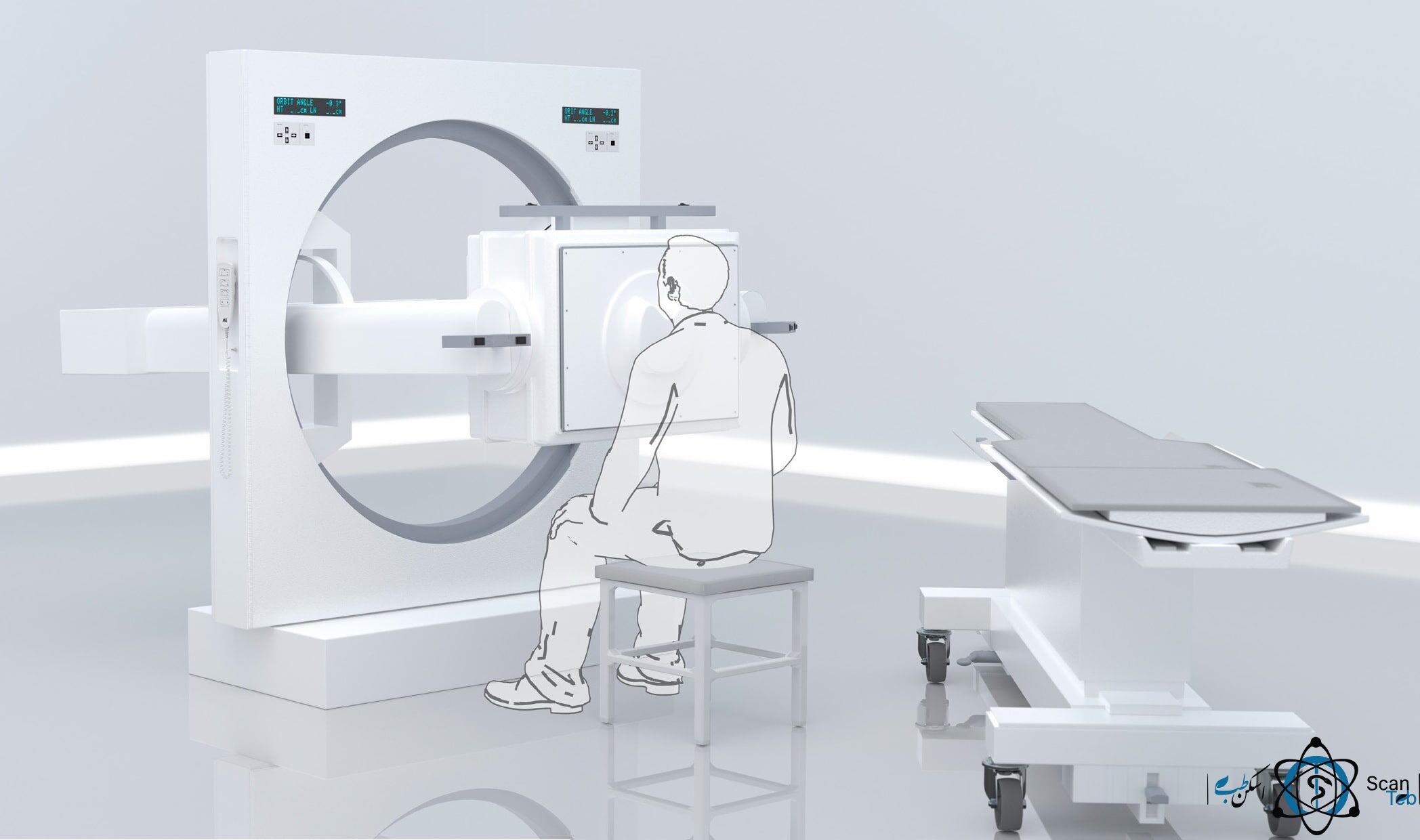 Siemens Mie Diacam Scintron Single Head اسکن طب